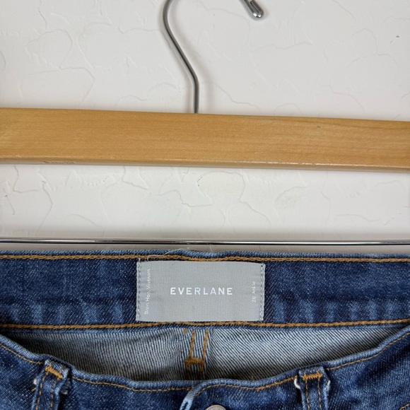 Everlane Straight Dark Wash Ankle Jean - Picture 5 of 7